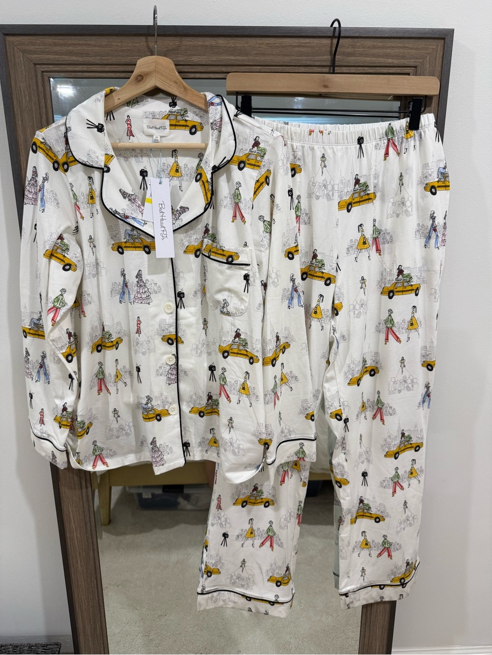 Bedhead Pajama Set NYC Fashion Week NYC Medium NWT - Picture 5 of 7